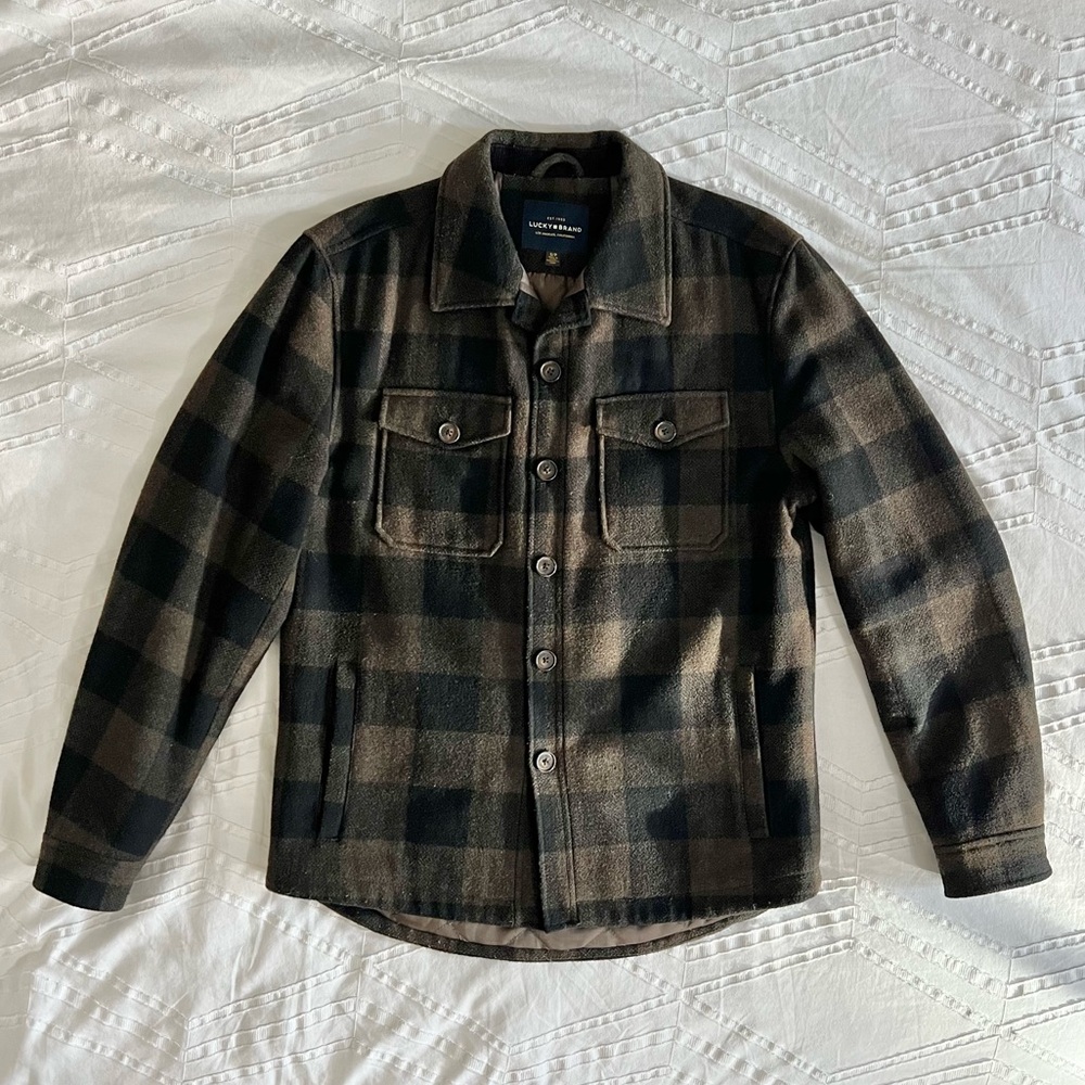 Lucky Brand Shirt Jacket Flannel